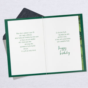 Friend That's Family Birthday Card for Brother