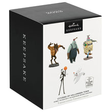 Load image into Gallery viewer, Disney Tim Burton&#39;s The Nightmare Before Christmas Citizens of Halloween Town Ornaments, Set of 5
