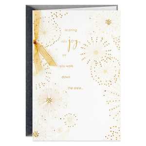 Joy Today and Love Forever Wedding Card