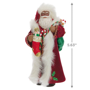Black Father Christmas Ornament
