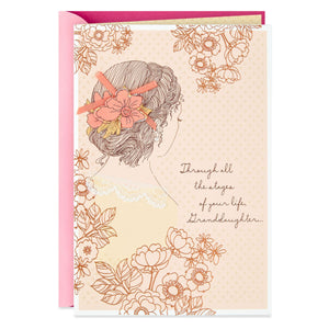 You're In Our Hearts Every Day Birthday Card for Granddaughter