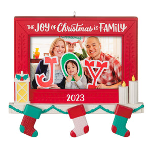 Family Joy 2023 Photo Frame Ornament