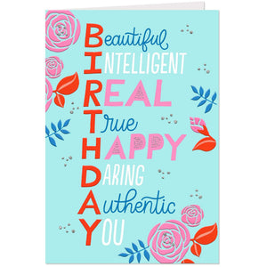 Wishing You a Wonderful Day Birthday Card