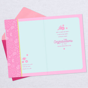 Your Brand New Blessing New Baby Girl Card