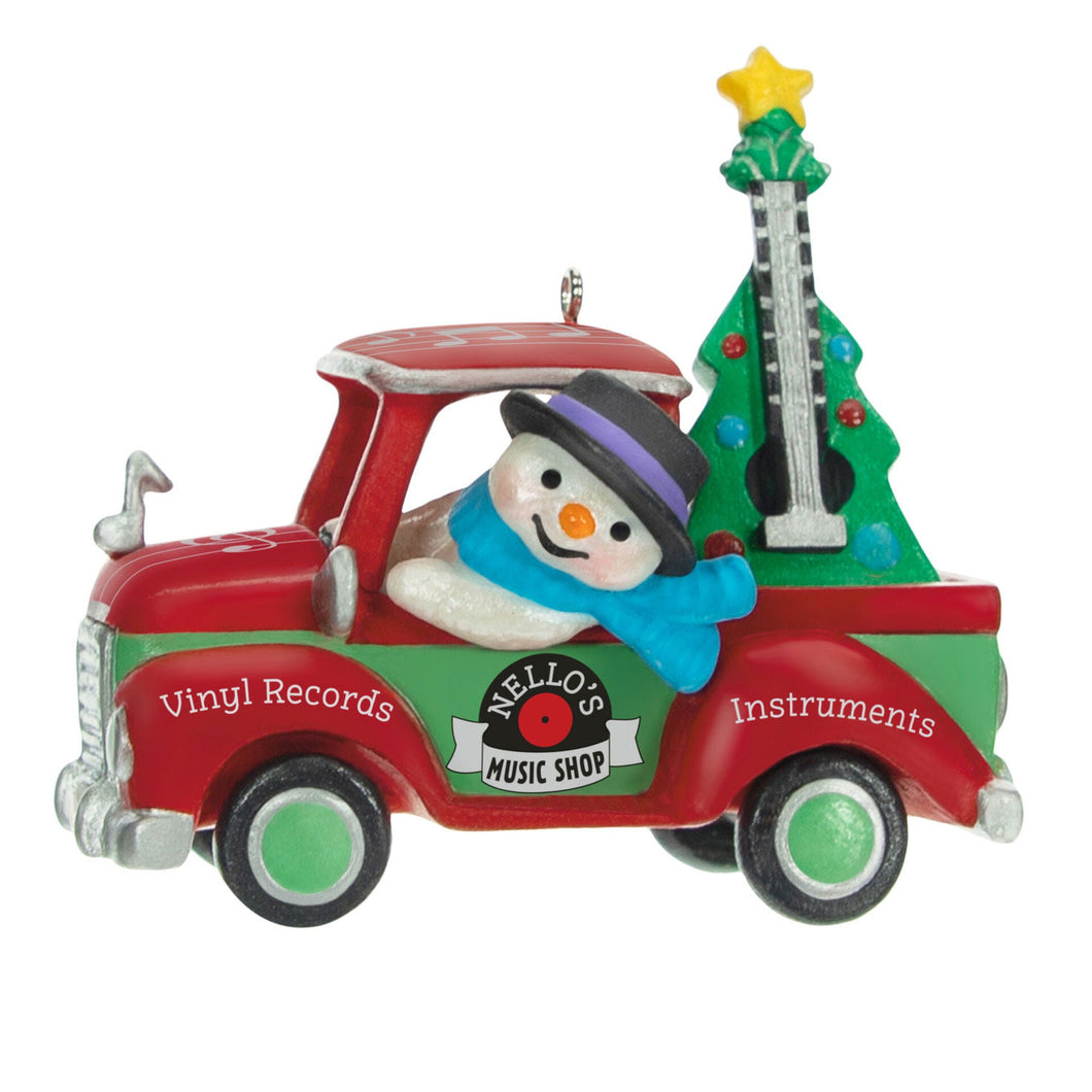 Holiday Parade Nello's Music Shop Truck 2023 Ornament