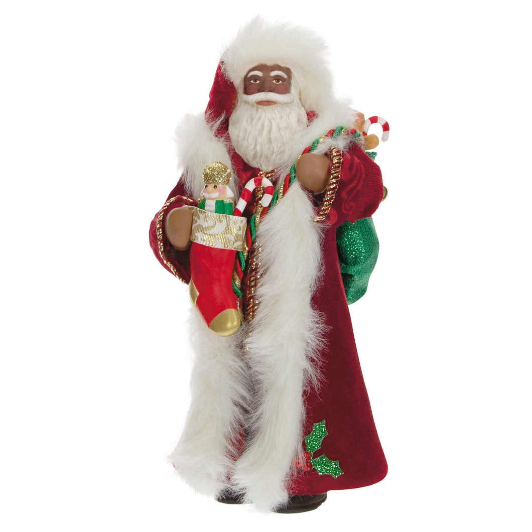 Black Father Christmas Ornament