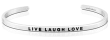 Load image into Gallery viewer, Live Love Laugh Bracelet-Silver, Gold and Rose gold

