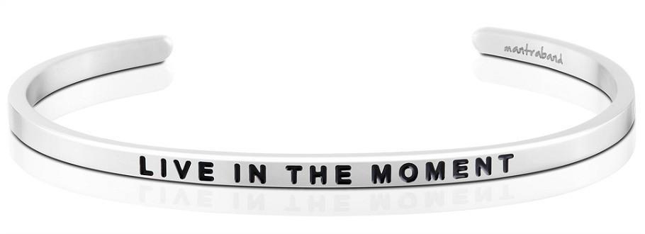 Live the Moment Bracelet- Silver, Gold or Rose gold