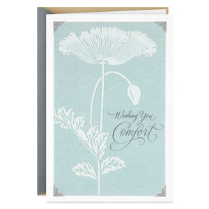 Wishing You Comfort and Peace Sympathy Card