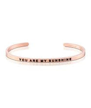 Load image into Gallery viewer, You are my Sunshine Bracelet-Silver, Gold or Rose Gold
