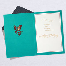 Load image into Gallery viewer, Paisley Vine Birthday Card for Husband
