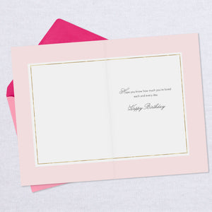 Pink Petit Fours Cake Birthday Card for Granddaughter