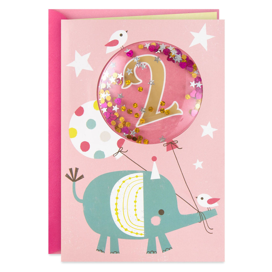 She's 2! Birthday Card