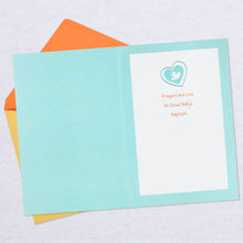 Load image into Gallery viewer, Each Little Heart Is a Great Big Miracle Baptism Card
