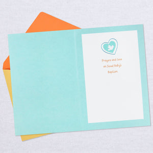 Each Little Heart Is a Great Big Miracle Baptism Card