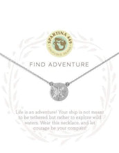 Load image into Gallery viewer, Spartina - Sea La Vie Find Adventure Silver Necklace (18&quot; Chain)
