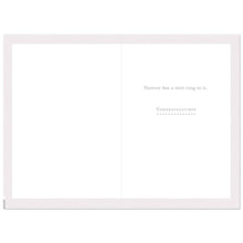 Load image into Gallery viewer, Forever Has a Nice Ring Wedding Card
