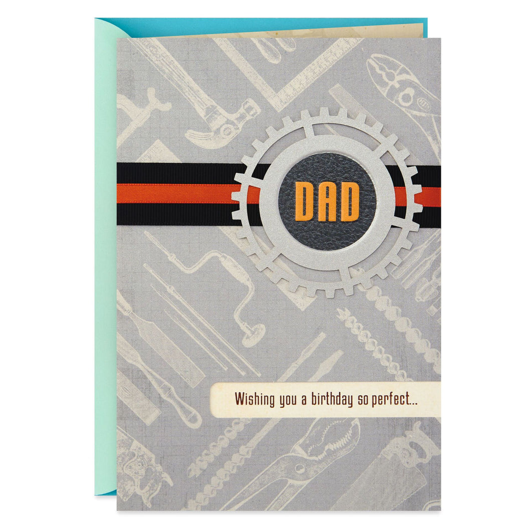 Build the Perfect Day Birthday Card for Dad