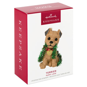 Puppy Love Terrier 2023 Ornament