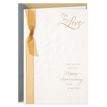 Load image into Gallery viewer, Thank You, My Love Anniversary Card
