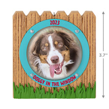 Load image into Gallery viewer, Doggy in the Window 2023 Photo Frame Ornament
