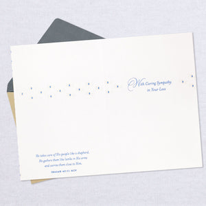 God Is Near Religious Sympathy Card