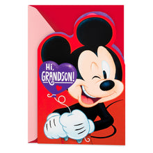 Load image into Gallery viewer, Disney Mickey Mouse So Loved Valentine&#39;s Day Card for Grandson
