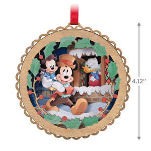 Disney Mickey's Christmas Carol 40th Anniversary Papercraft Ornament