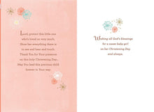 Load image into Gallery viewer, Blessings for a Sweet Baby Girl Christening Card
