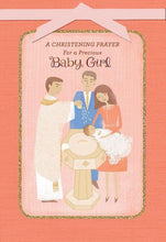 Load image into Gallery viewer, Blessings for a Sweet Baby Girl Christening Card

