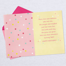 Load image into Gallery viewer, She&#39;s 2! Birthday Card
