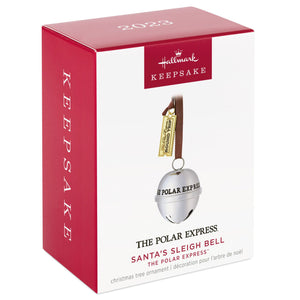 The Polar Express™ Santa's Sleigh Bell 2023 Metal Ornament