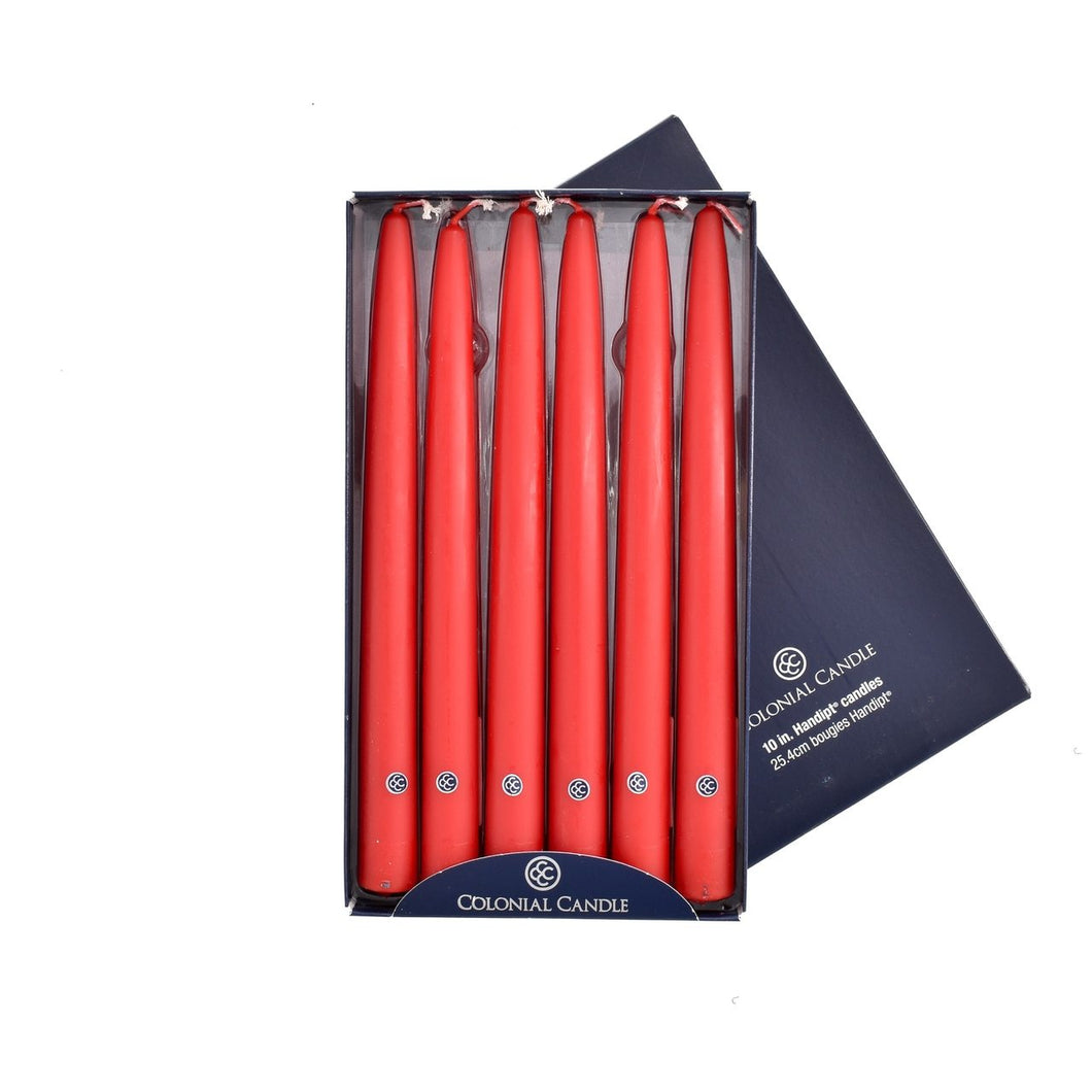 Red Taper Candle- Various sizes avail.