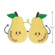 Load image into Gallery viewer, Pear-fect Together Ornament
