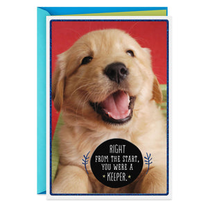 Puppy Love Birthday Card for Son