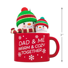 Load image into Gallery viewer, Dad &amp; Me Hot Cocoa Mug 2023 Ornament
