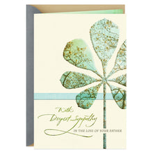 Load image into Gallery viewer, Remembering Your Father&#39;s Gifts Sympathy Card
