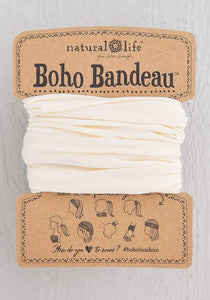 Boho Bandeau Solid Cream