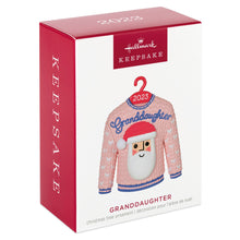 Load image into Gallery viewer, Granddaughter Christmas Sweater 2023 Ornament
