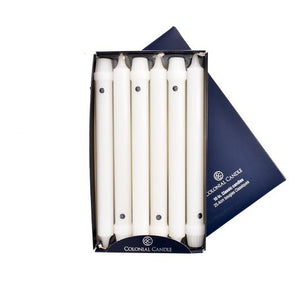 Colonial Candle White-Various sizes avail.