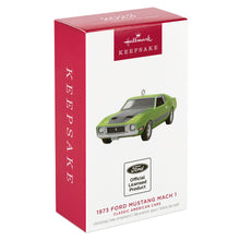Load image into Gallery viewer, Classic American Cars 1973 Ford Mustang Mach 1 2023 Metal Ornament
