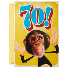 Load image into Gallery viewer, Still Swingin&#39; Funny 70th Birthday Card

