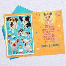 Load image into Gallery viewer, Hamster and Cupcake Birthday Card for Grandson
