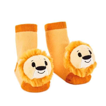 Load image into Gallery viewer, Itty Bitty Rattle Socks Lion
