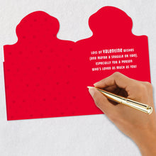 Load image into Gallery viewer, I Love My Human Valentine&#39;s Day Card From Dog
