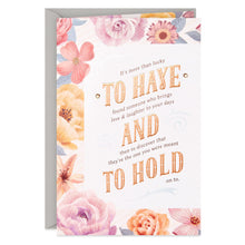 Load image into Gallery viewer, More than Lucky Wedding Card
