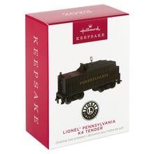 Load image into Gallery viewer, Lionel® Pennsylvania K4 Tender Metal Ornament
