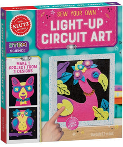 Sew Your Own Light-Up Circuit Art