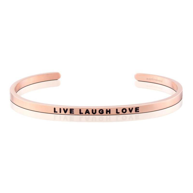 Live Love Laugh Bracelet-Silver, Gold and Rose gold