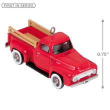 Load image into Gallery viewer, Mini Lil&#39; American Trucks 1954 Mercury M-100 2023 Metal Ornament, 0.75&quot;
